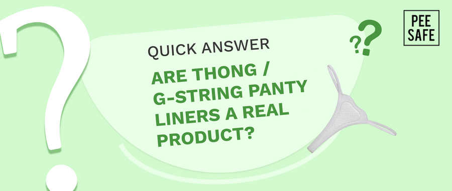 Are thong / G-string panty liners a real product?