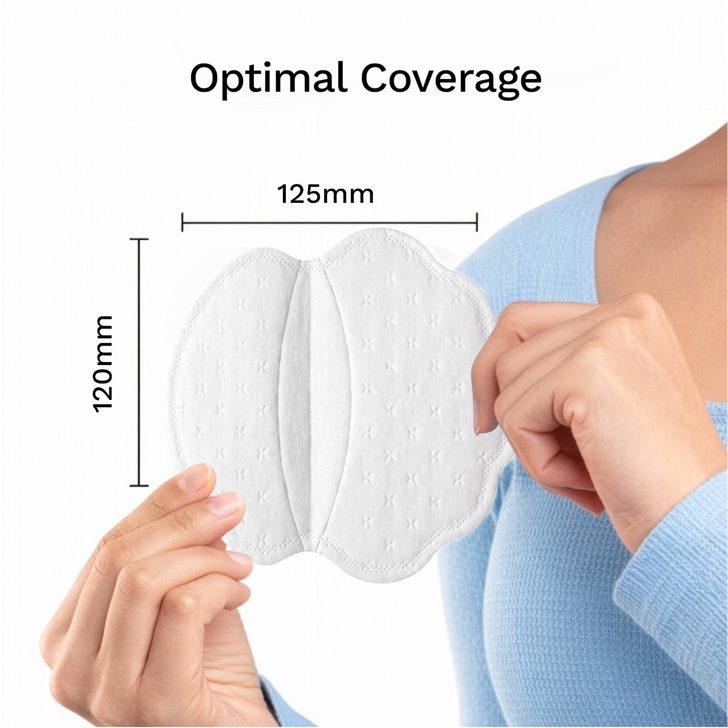 Pee Safe Disposable Underarm Sweat Pads (Folded) - 14 Pads