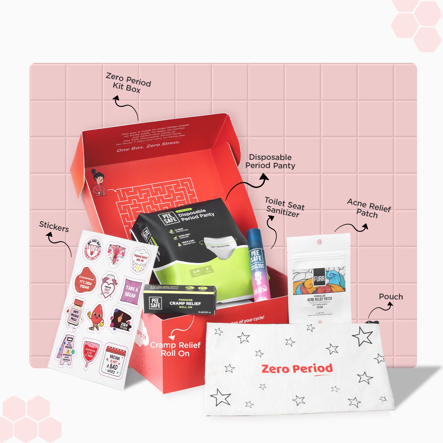 Pee Safe Zero Period Kit