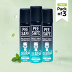 Mint Pack of 3 (75ML) Toilet Seat Sanitizer Spray