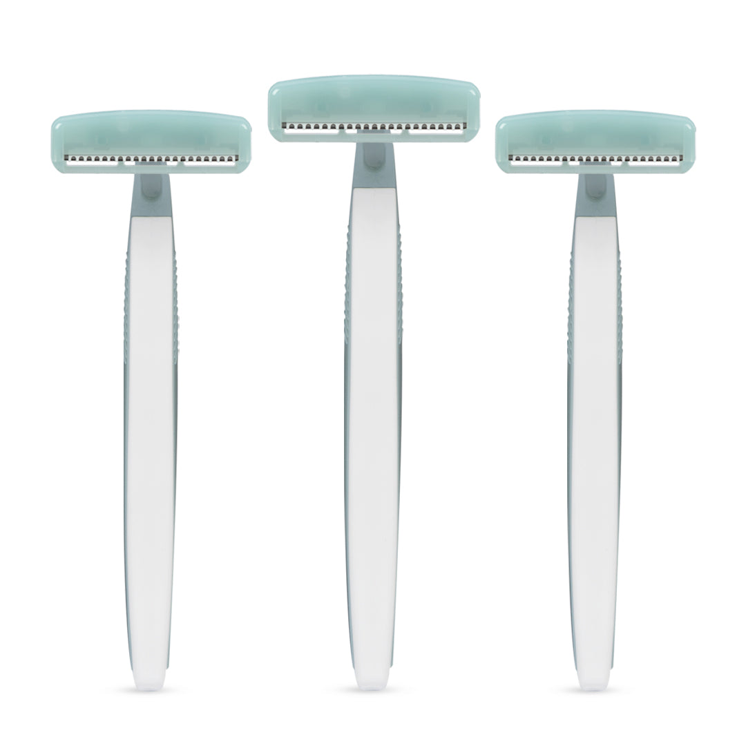Safety Blade Equipped Bikini Line Trimming Razor For Women (Pack of 3)