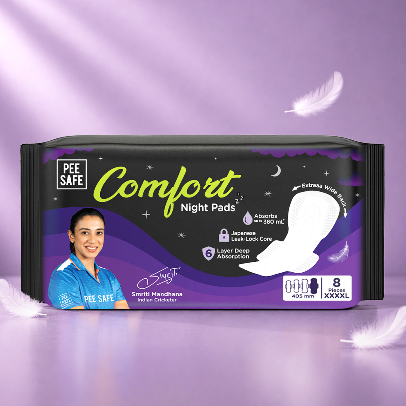 Pee Safe Comfort Night Pads XXXXL - 8N