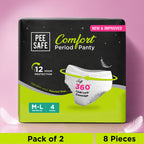 Pee Safe Comfort Period Panty M-L (8 Panty)