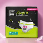 Pee Safe Comfort Period Panty M-L (4 Panty) *