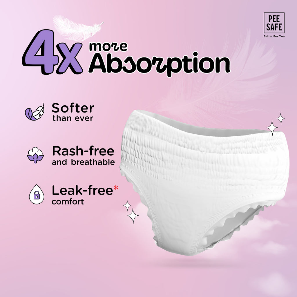 Pee Safe Comfort Period Panty (XL-XXL) 4N (Pack of 2) - BYOC