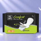 Pee Safe Comfort Ultra Thin Pads XL 12N