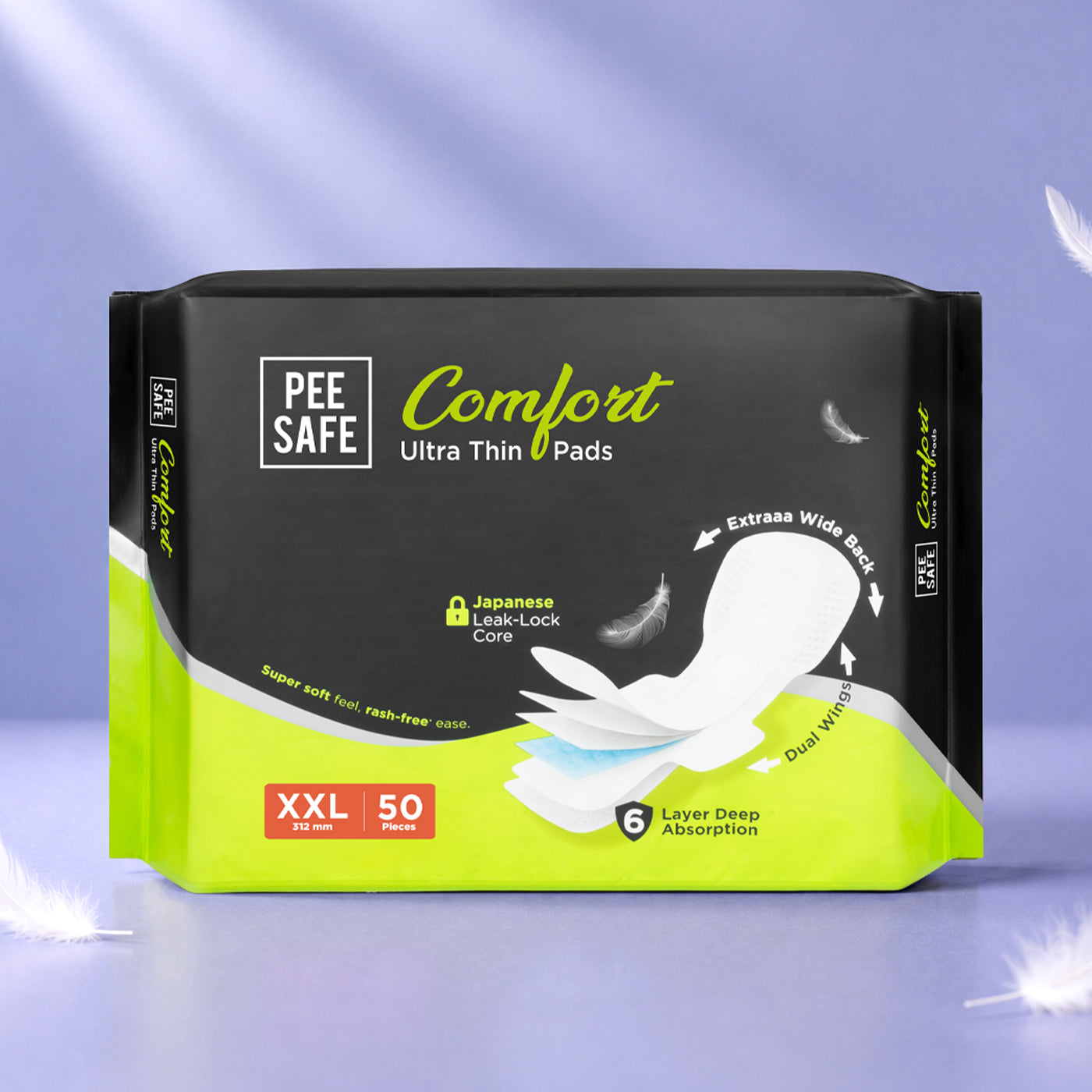 Pee Safe Comfort Ultra Thin Pads XXL 50N - BYOC