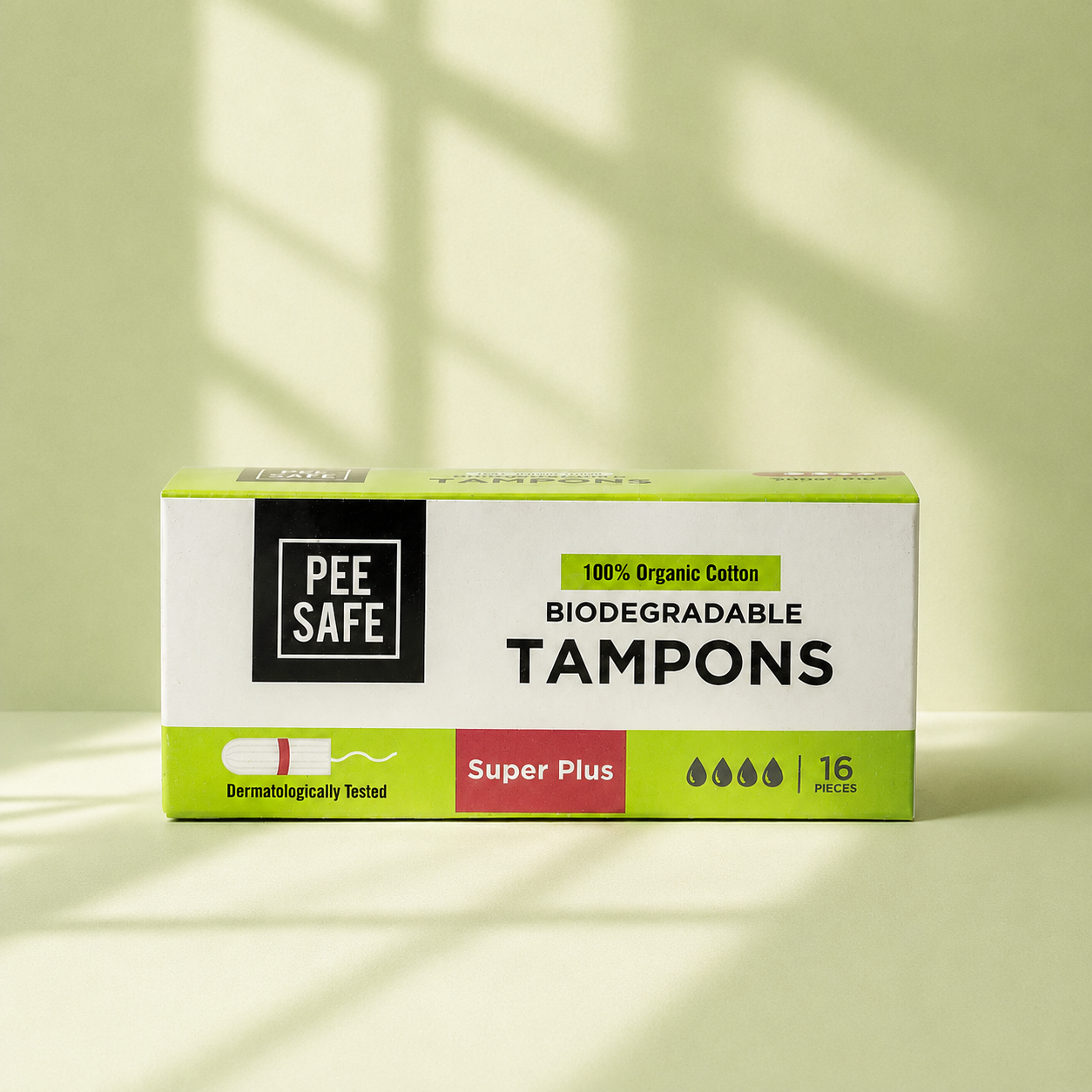 Biodegradable Tampons- Super Plus (16 Tampons)