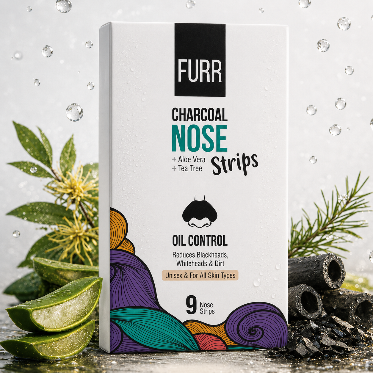 Bamboo Charcoal Nose Strips (9N)