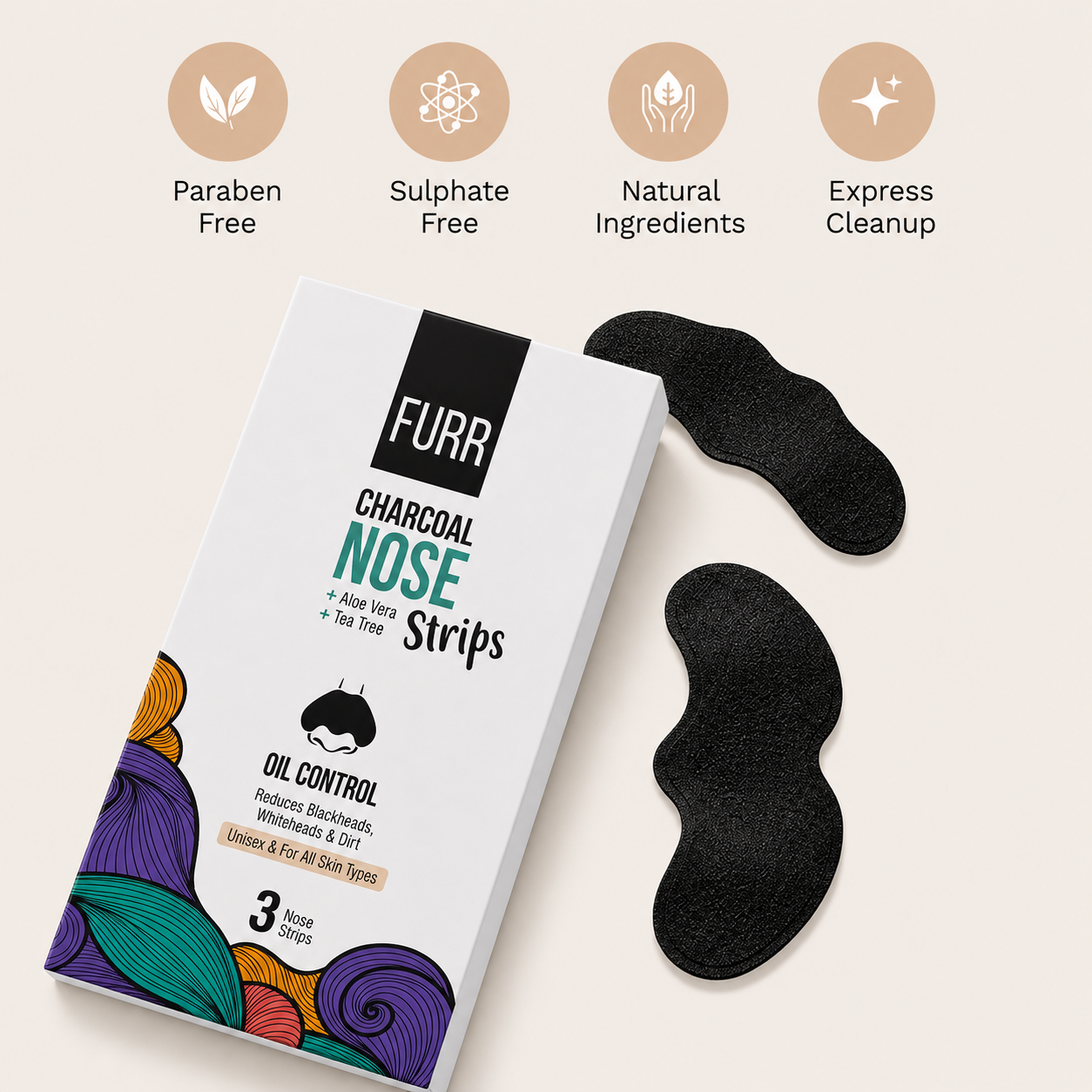 Furr Bamboo Charcoal Nose Strips (3N) - (BYOC)