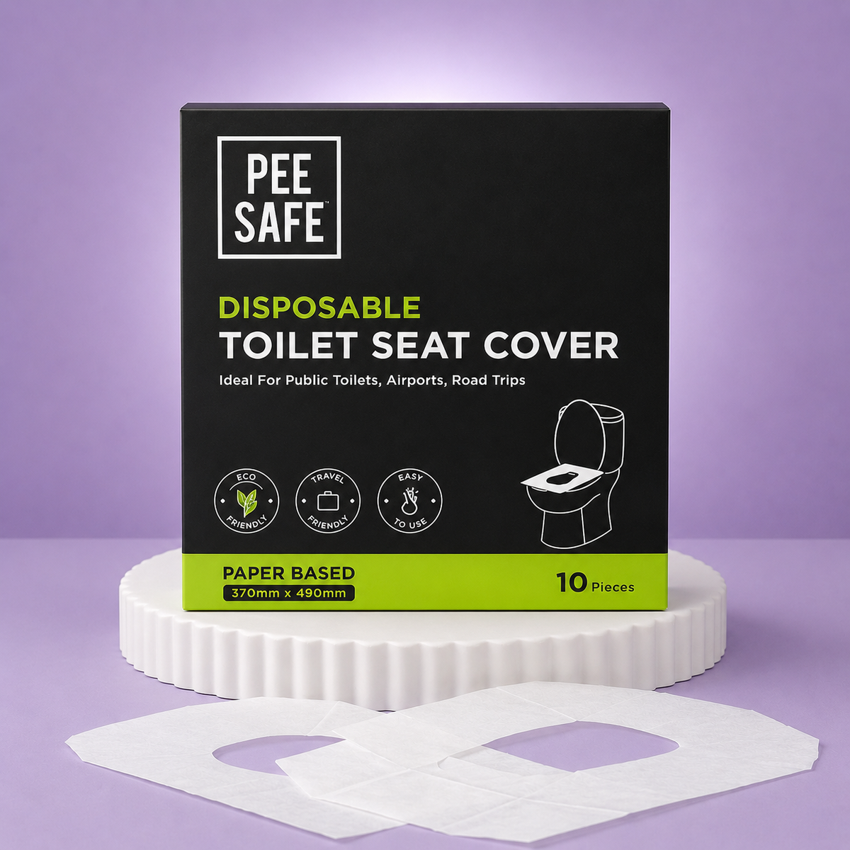 Pee Safe Toilet Seat Cover (10N) Disposable