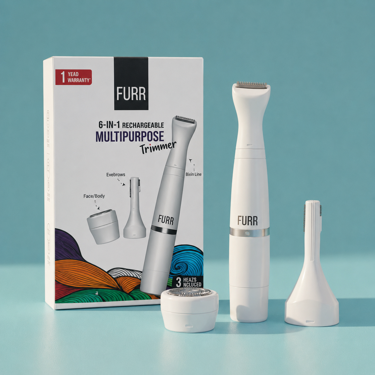 FURR 6 in 1 Type C Full Body Trimmer for Women