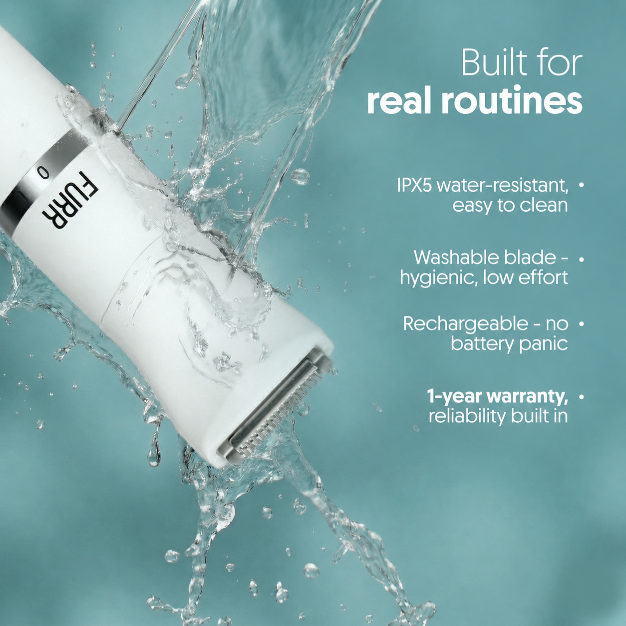 Furr FURR 6 in 1 Type C Full Body Trimmer for Women
