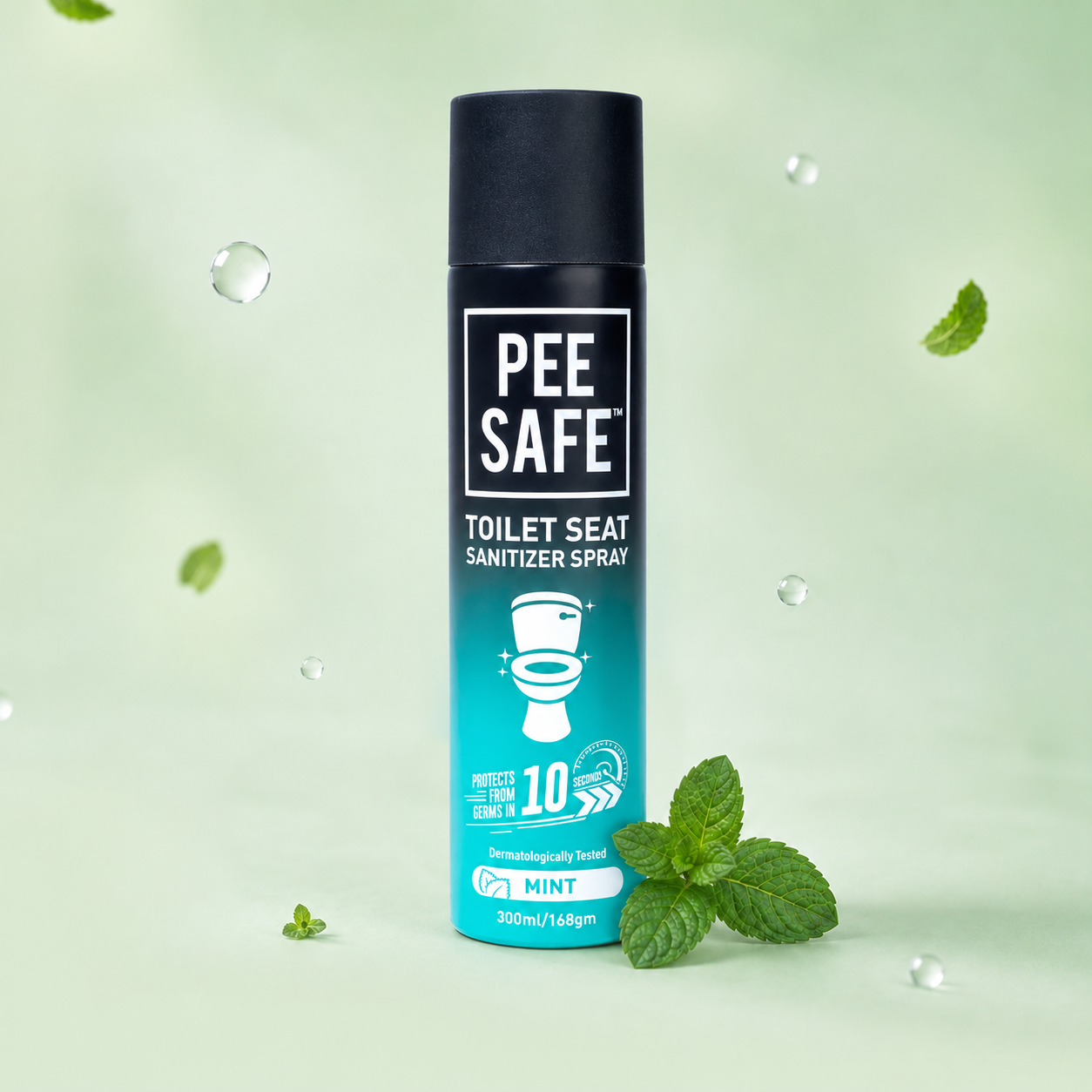 Toilet Seat Sanitizer Spray (Mint) - 300 ML