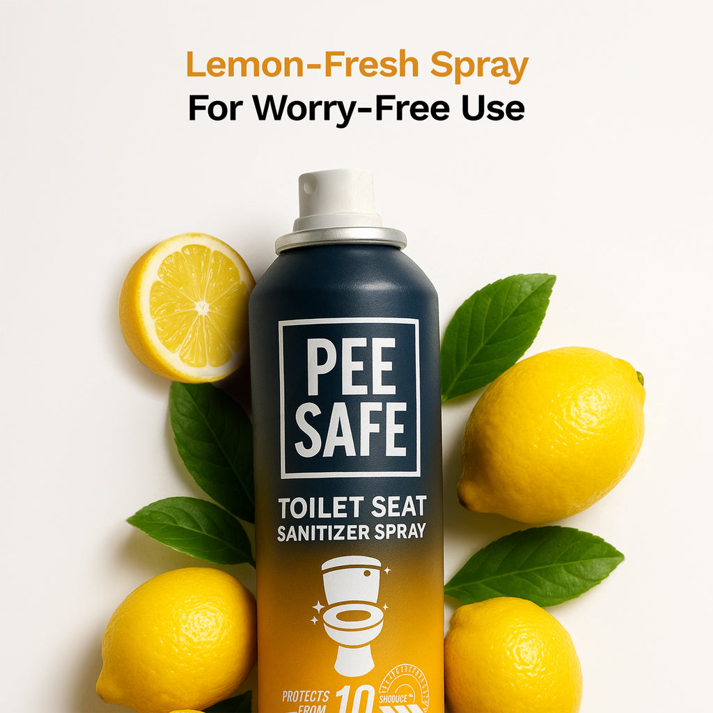 Pee Safe Toilet Seat Sanitizer Spray (Citrus) - 75 ML *