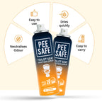 Pee Safe Toilet Seat Sanitizer Spray (Citrus) - 75 ML *