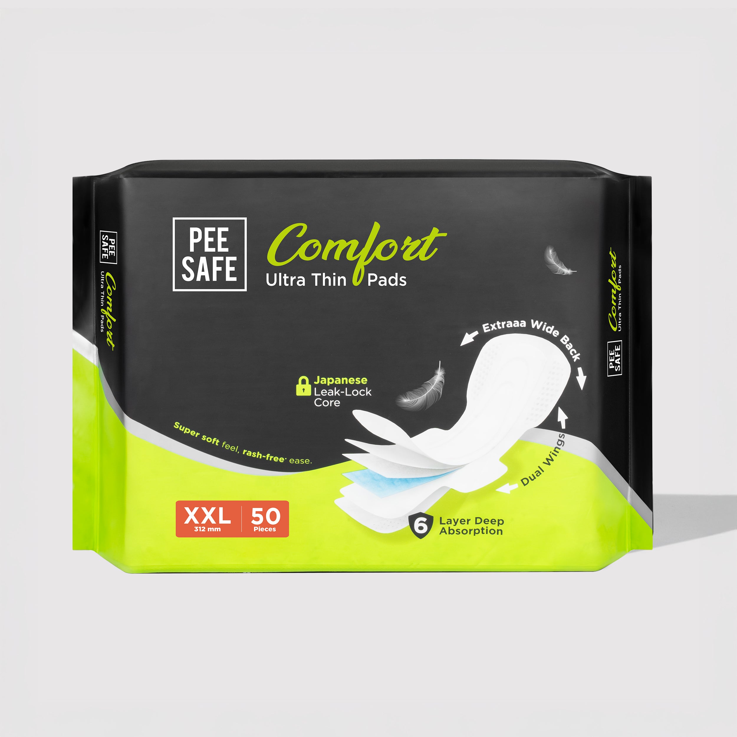 Pee Safe Comfort Ultra Thin Pads XXL 50N