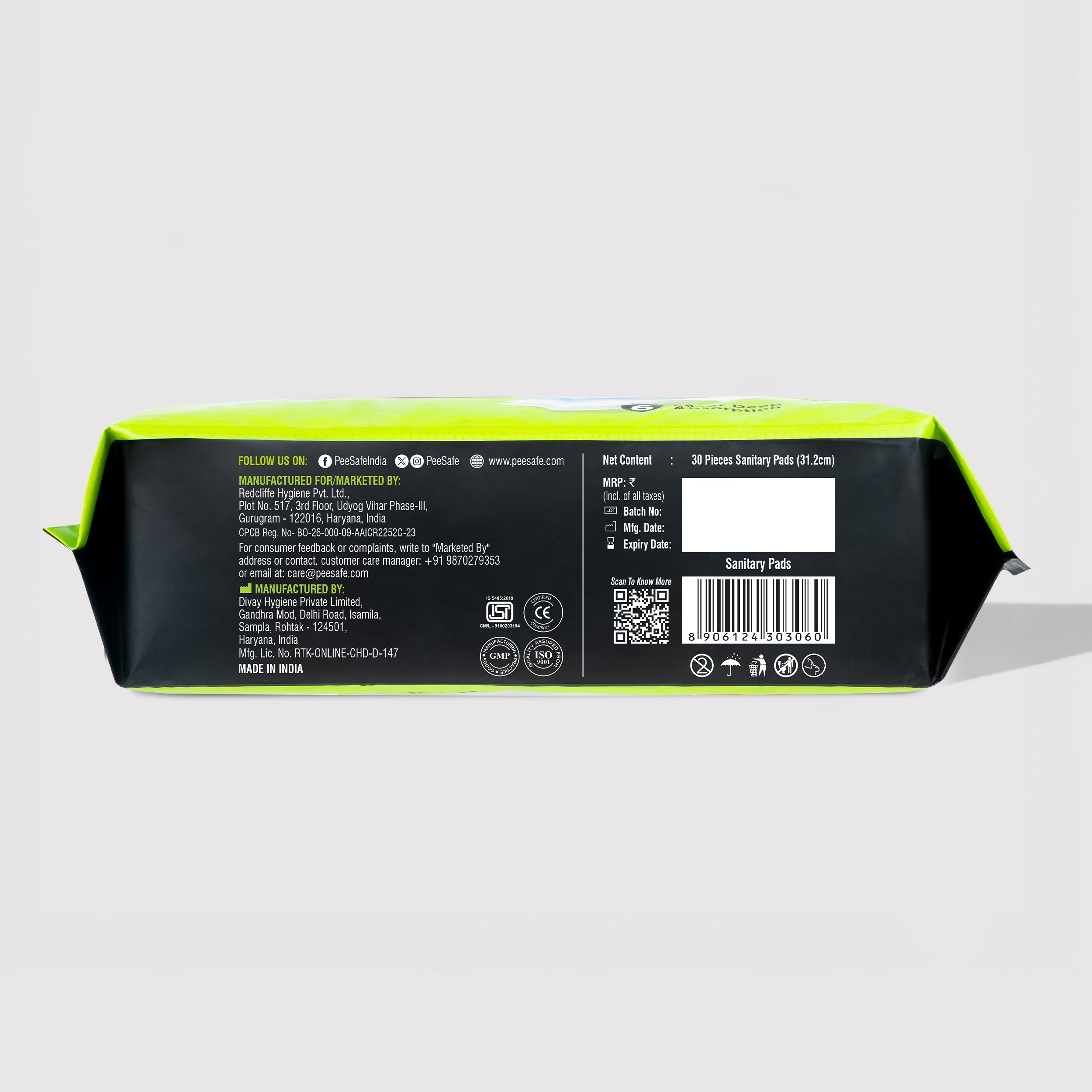 Pee Safe Comfort Ultra Thin Pads XXL 30N