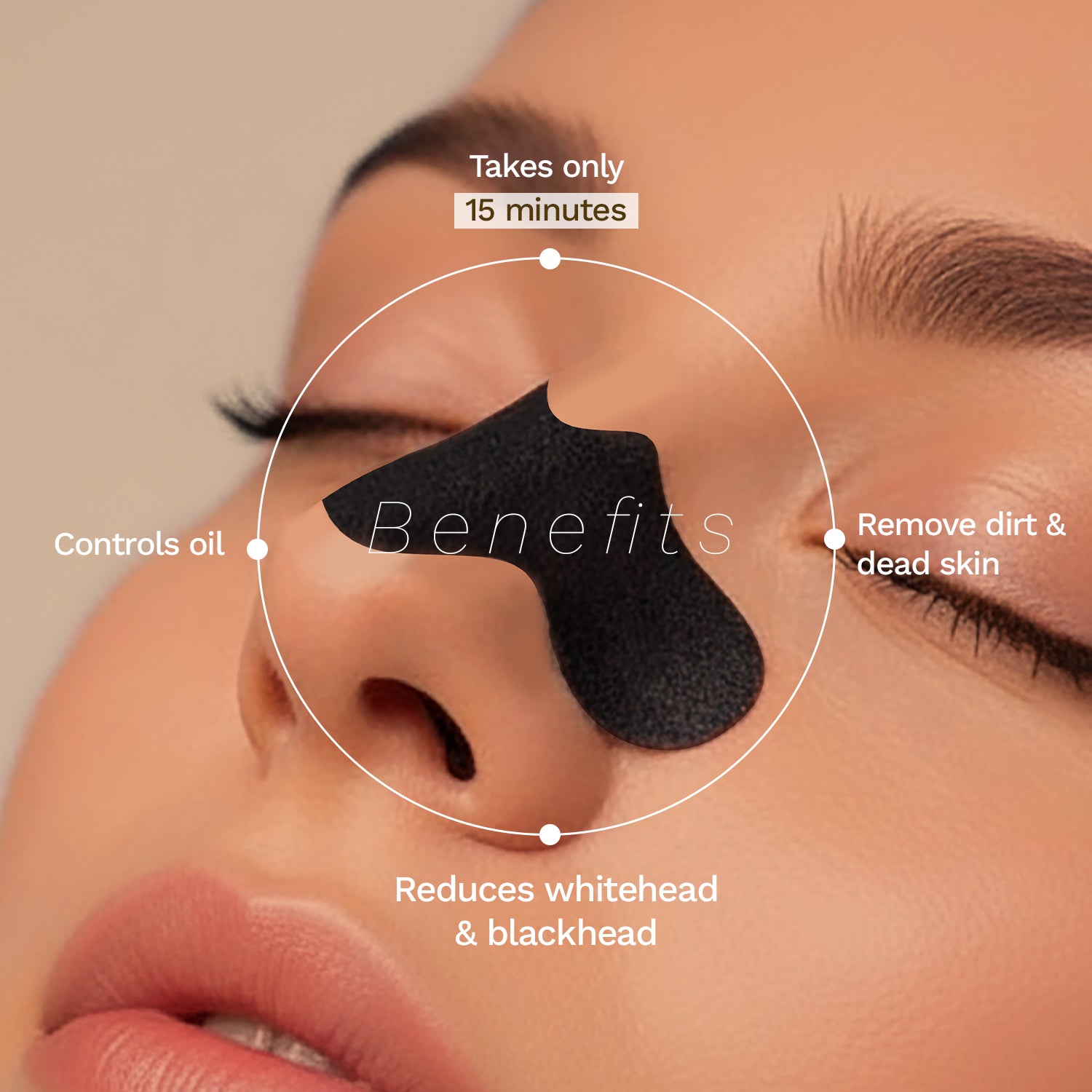 Bamboo Charcoal Nose Strips (9N)
