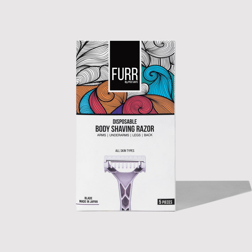 Furr Disposable Body Shaving Razor (Pack of 5) - (BYOC)