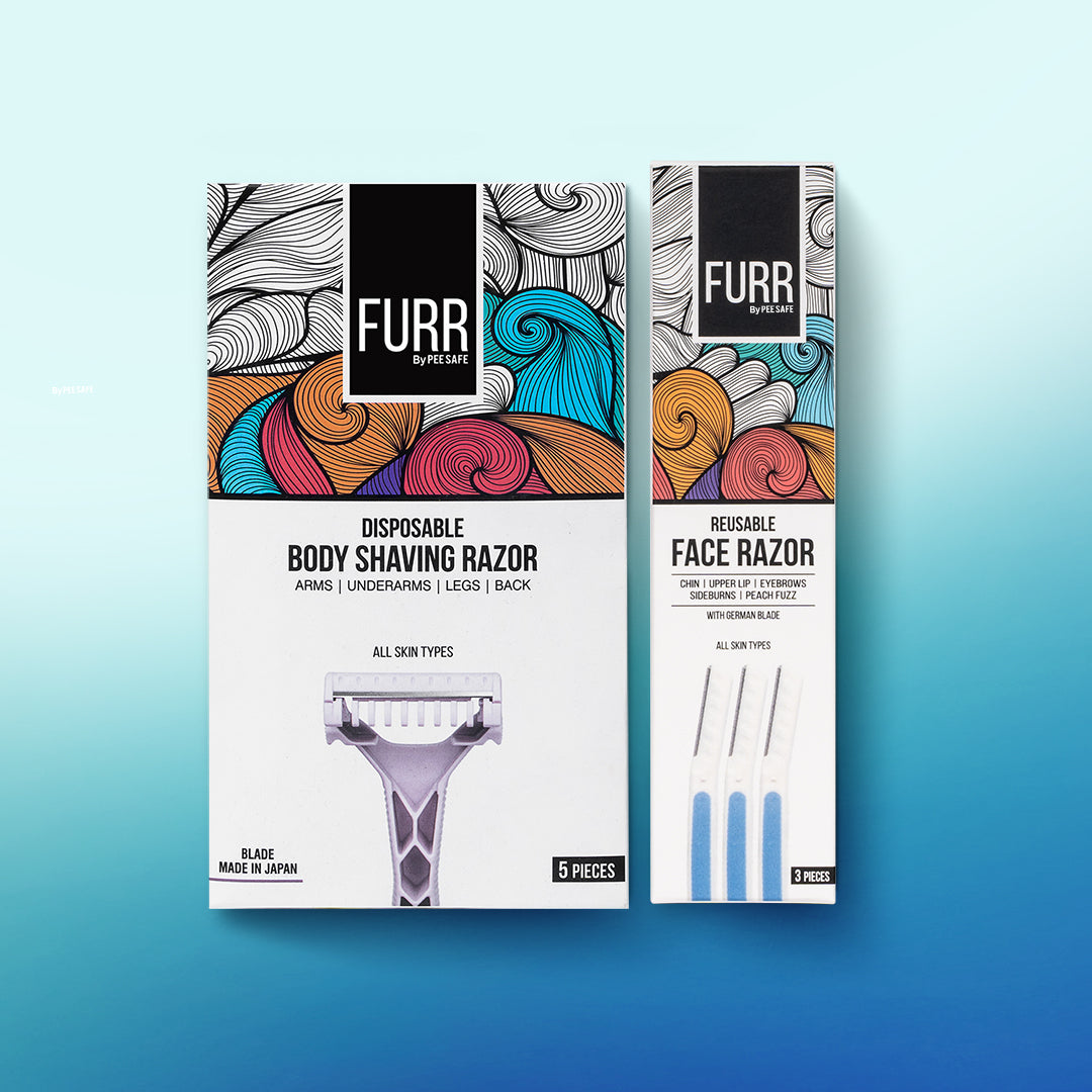 Disposable Body Razor & Reusable Face Razor