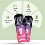 Pee Safe Mini Toilet Seat Sanitizer Spray (Floral) - 25 ML - BYOC