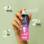 Pee Safe Mini Toilet Seat Sanitizer Spray (Floral) - 25 ML - BYOC