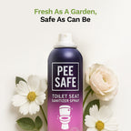 Pee Safe Mini Toilet Seat Sanitizer Spray (Floral) - 25 ML - BYOC