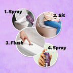 Pee Safe Toilet Seat Sanitizer Spray (Floral) - 75 ML *