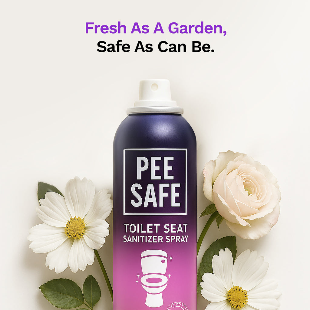 Pee Safe Toilet Seat Sanitizer Spray (Floral) - 75 ML *