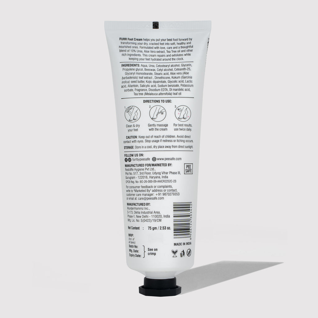 Furr Urea & Natural AHAs Foot Cream - Pack of 2