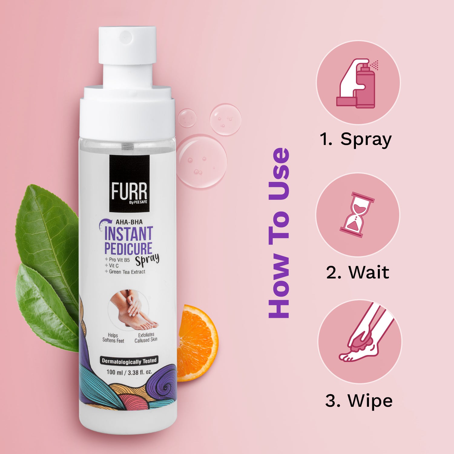 Furr Furr By Pee Safe Instant Pedicure Spray