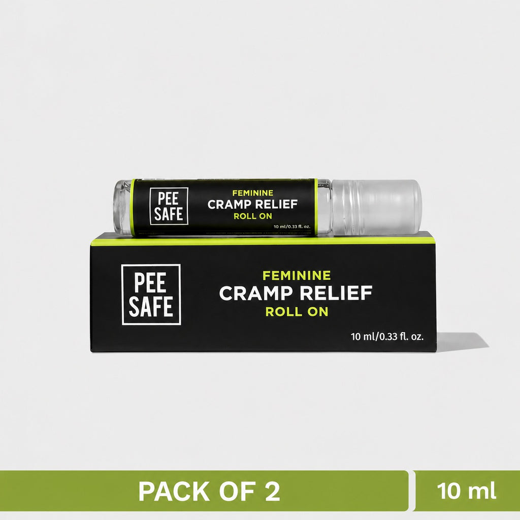 Pee Safe Cramp Relief Roll On (10 ML - Pack Of 2)