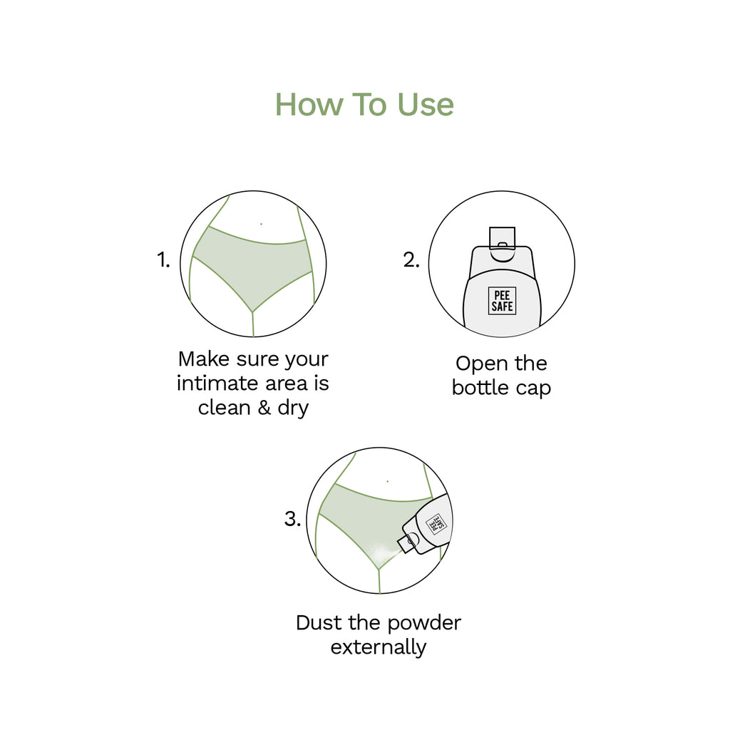 Pee Safe Intimate Powder (75 GM)