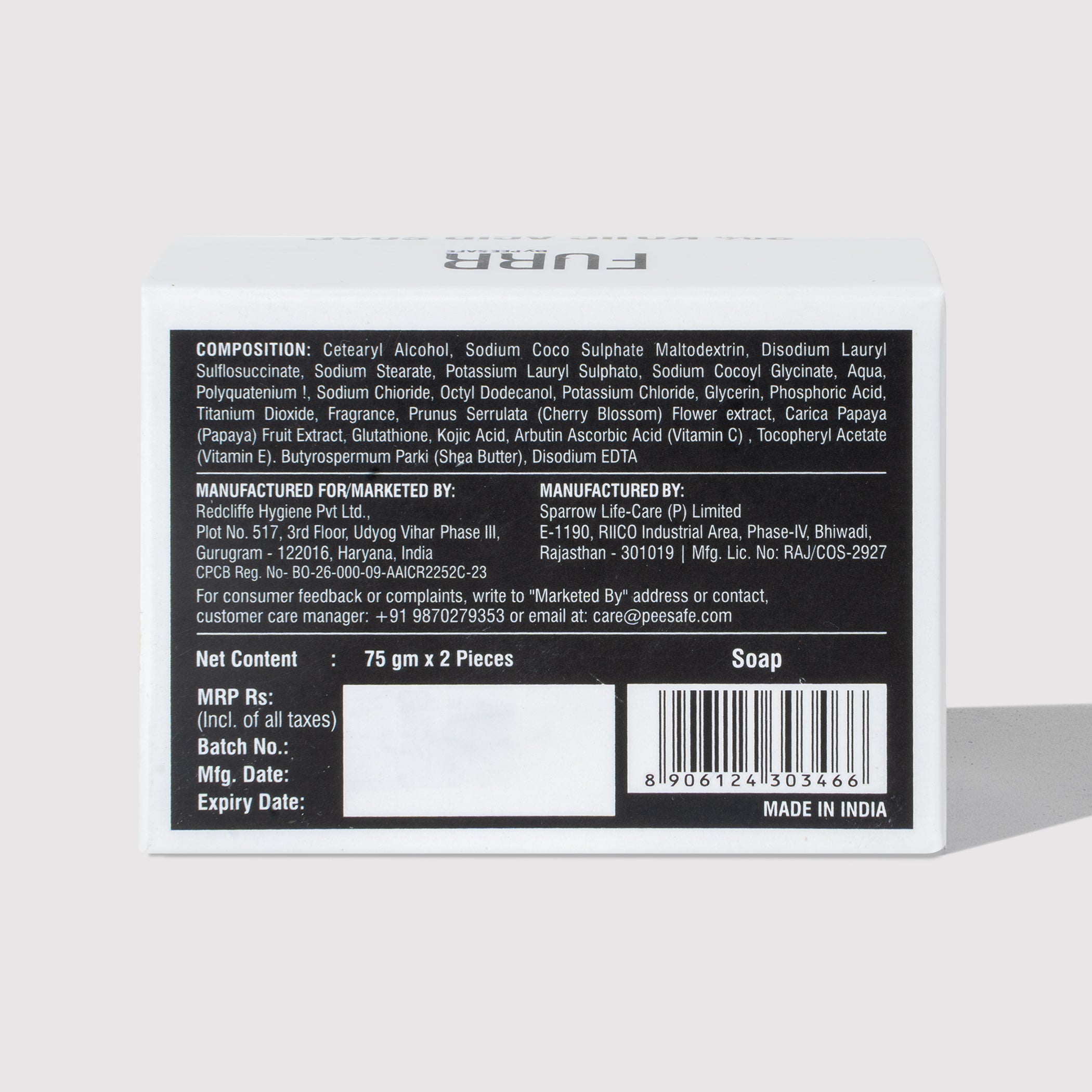 Furr 2%Kojic Acid brightening Soap 2N - (BYOC)
