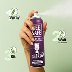 Pee Safe Toilet Seat Sanitizer Spray (Lavender) - 300 ML Pack of 4