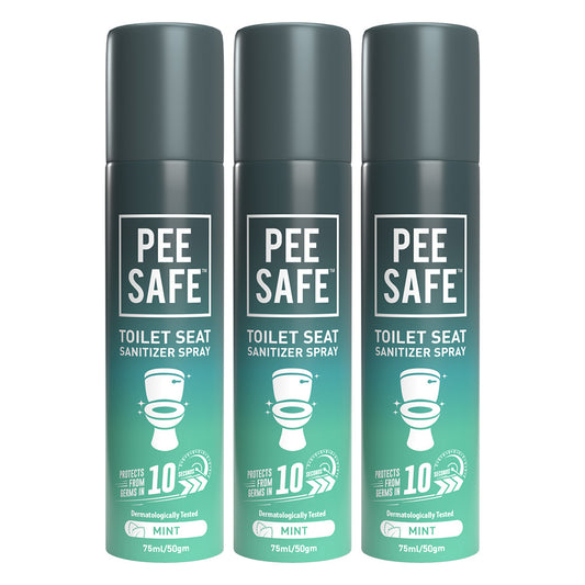 Toilet Seat Sanitizer Spray (Mint) - 75 ml (Pack of 3)