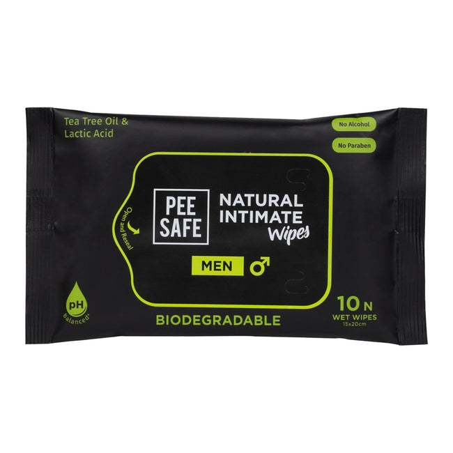 Natural Intimate Wash & Wipes Combo For Men