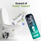 Pee Safe Toilet Seat Sanitizer Spray (Mint) - 75 ML - BYOC