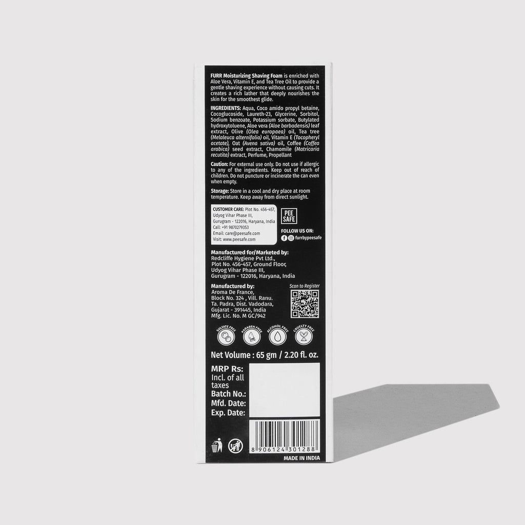 Furr Moisturizing Shaving Foam (65 GM) - (BYOC)