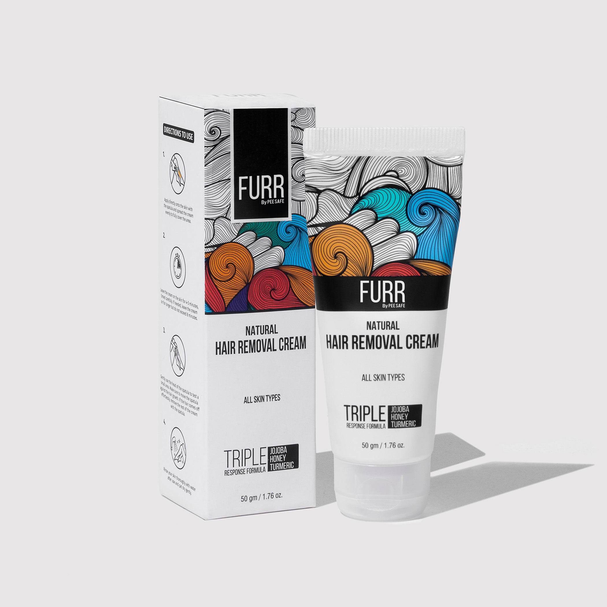 Furr Hair Removal Cream (50 GM - Pack of 2)