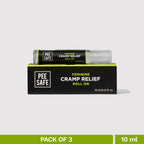 Pee Safe Cramp Relief Roll On (10 ML - Pack Of 3)