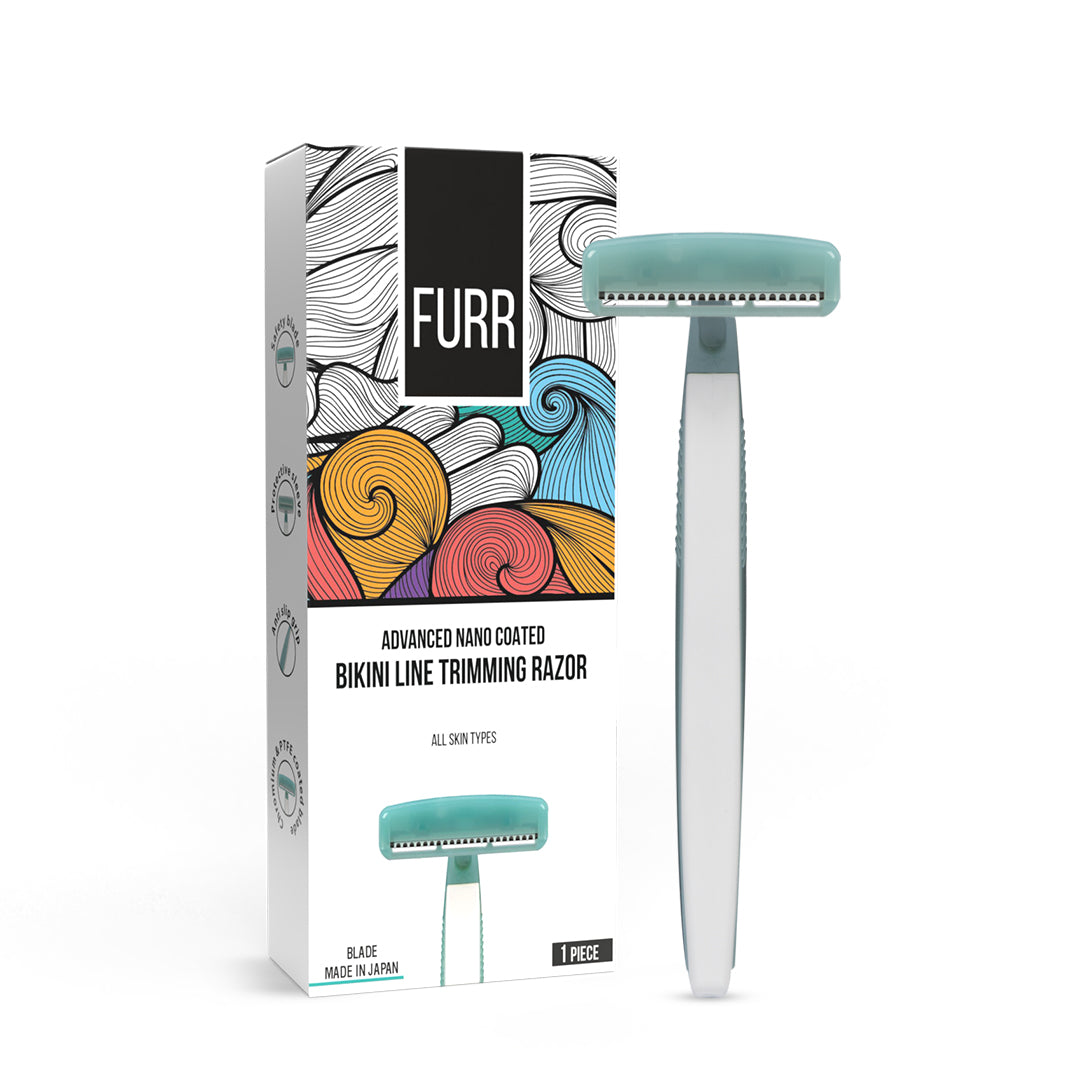 Safety Blade Equipped Bikini Line Trimming Razor For Women (1N)