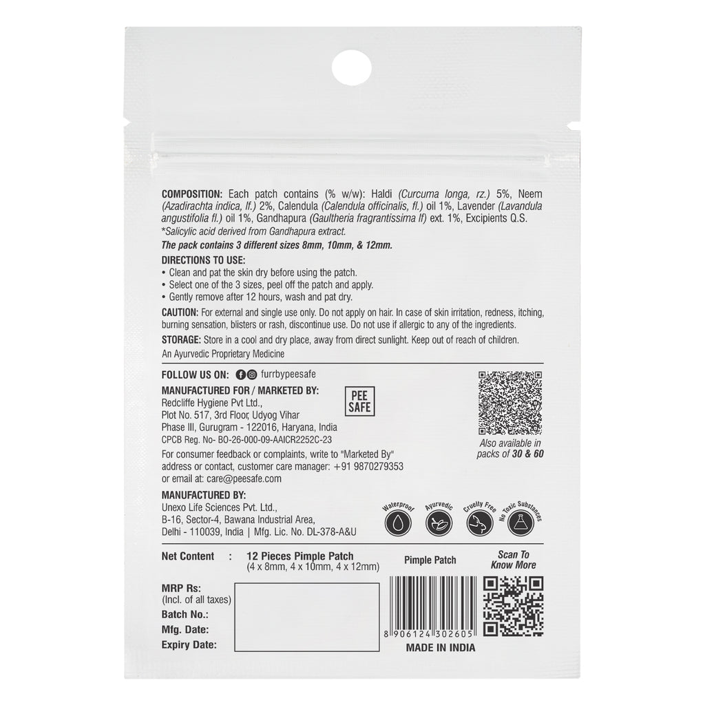 Furr Pimple Patches 12N - (BYOC)