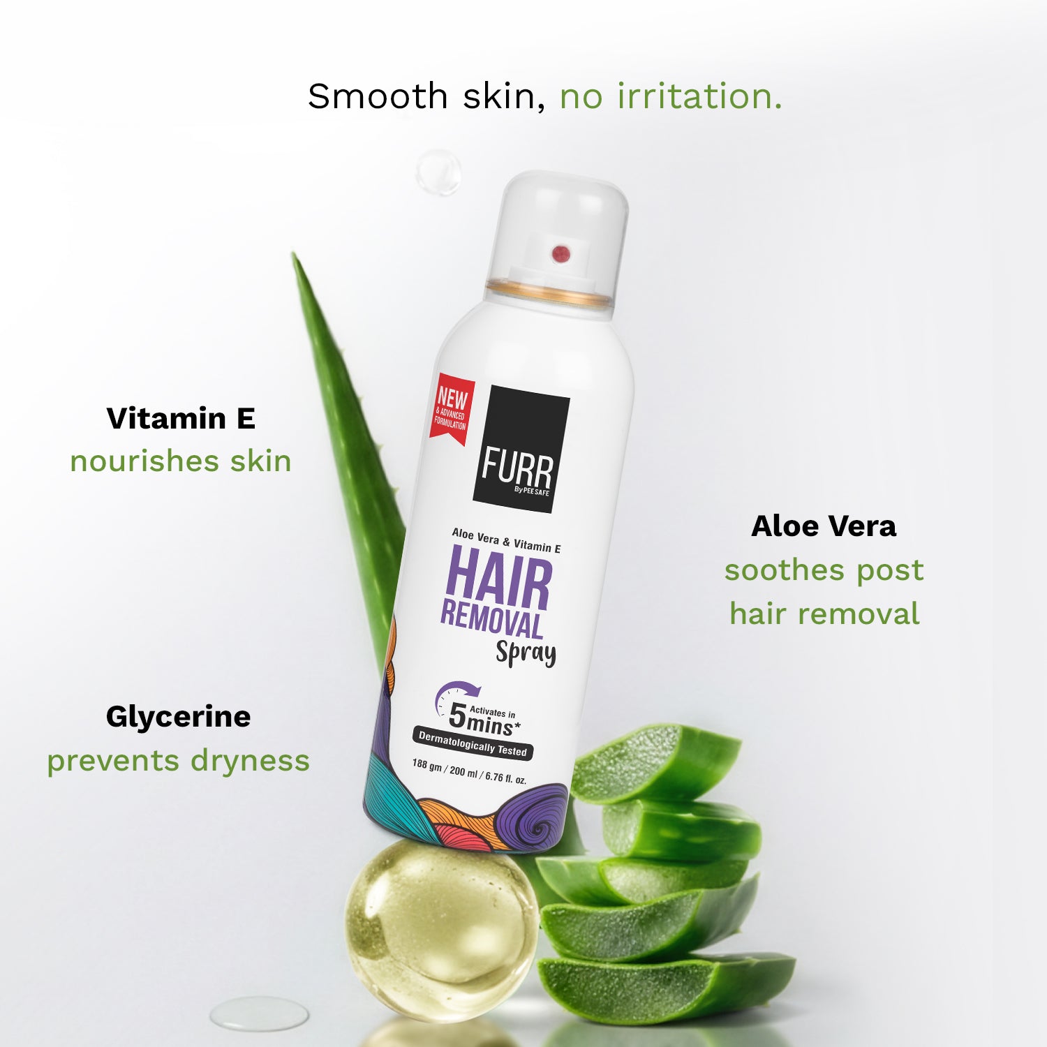 Pee Safe Hair Removal Spray (200 ML)