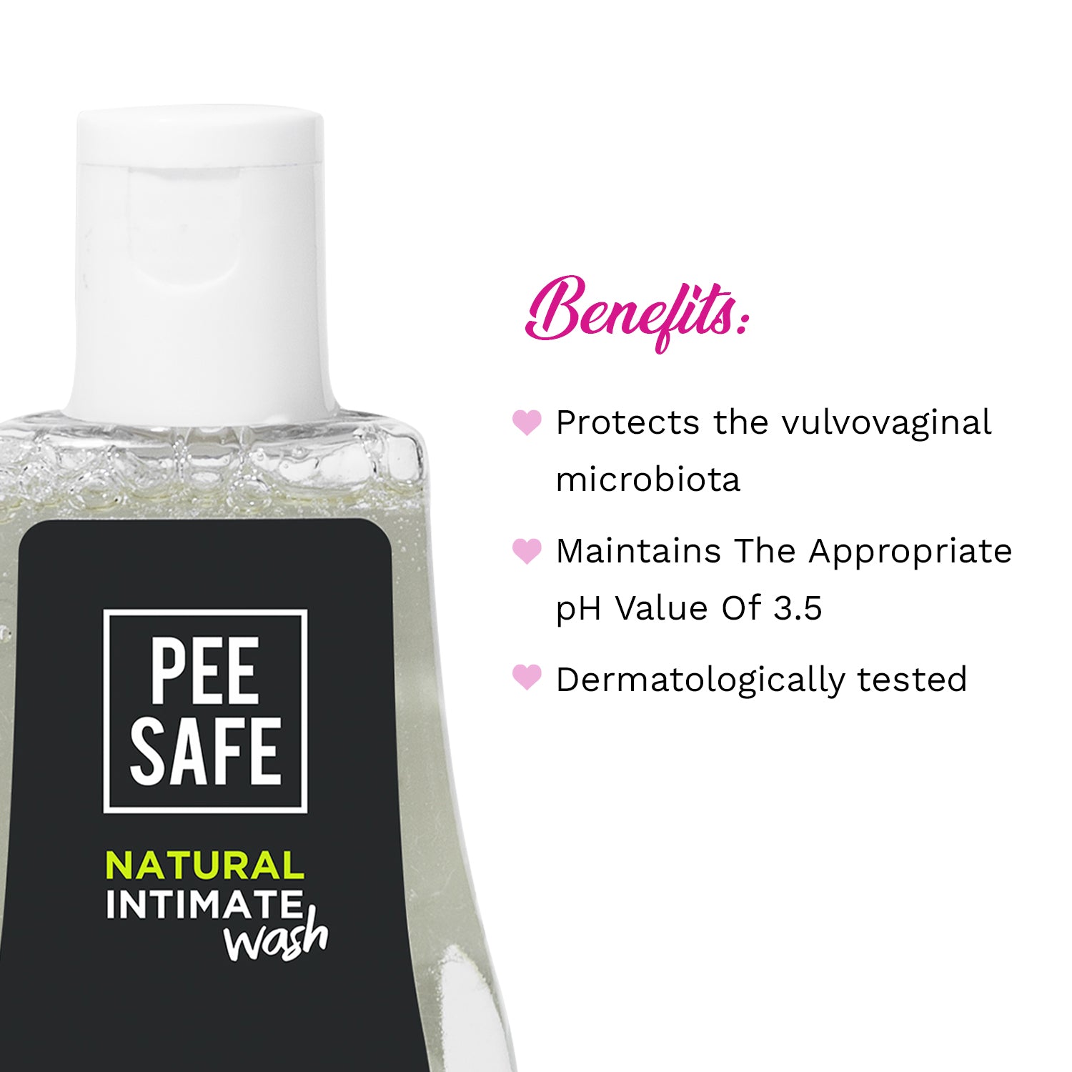 Pee Safe Daily Natural Intimate Wash For Women (105 ML)