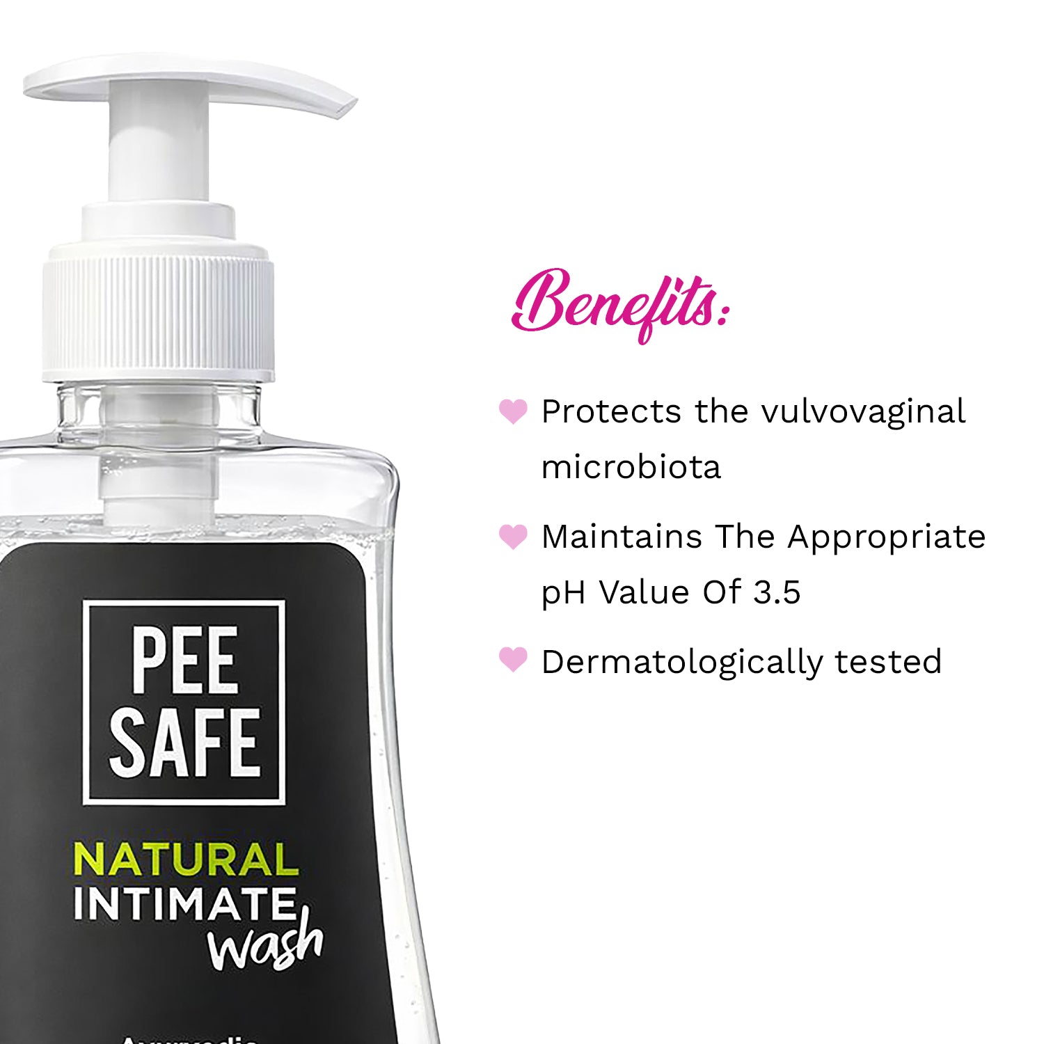 Pee Safe Daily Natural Intimate Wash For Women (200 ML) - BYOC