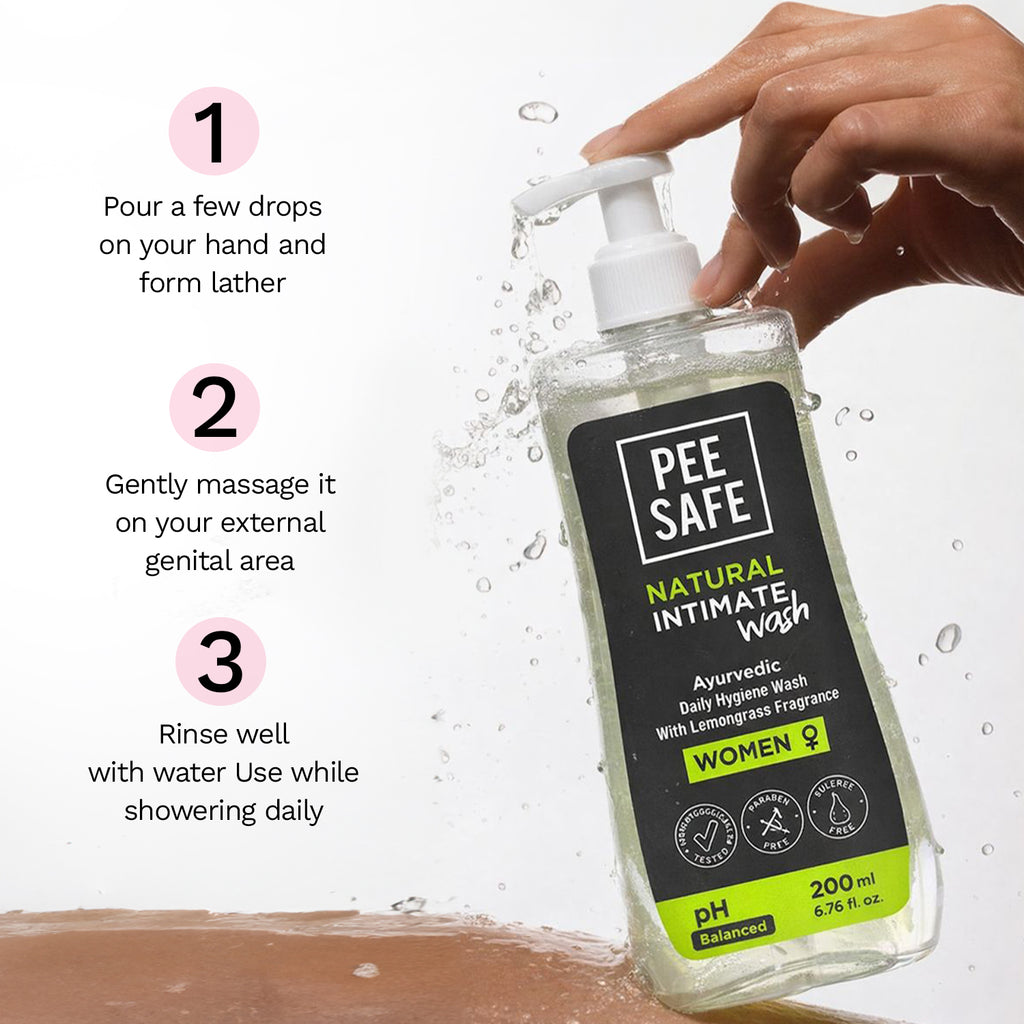 Pee Safe Daily Natural Intimate Wash For Women (200 ML)