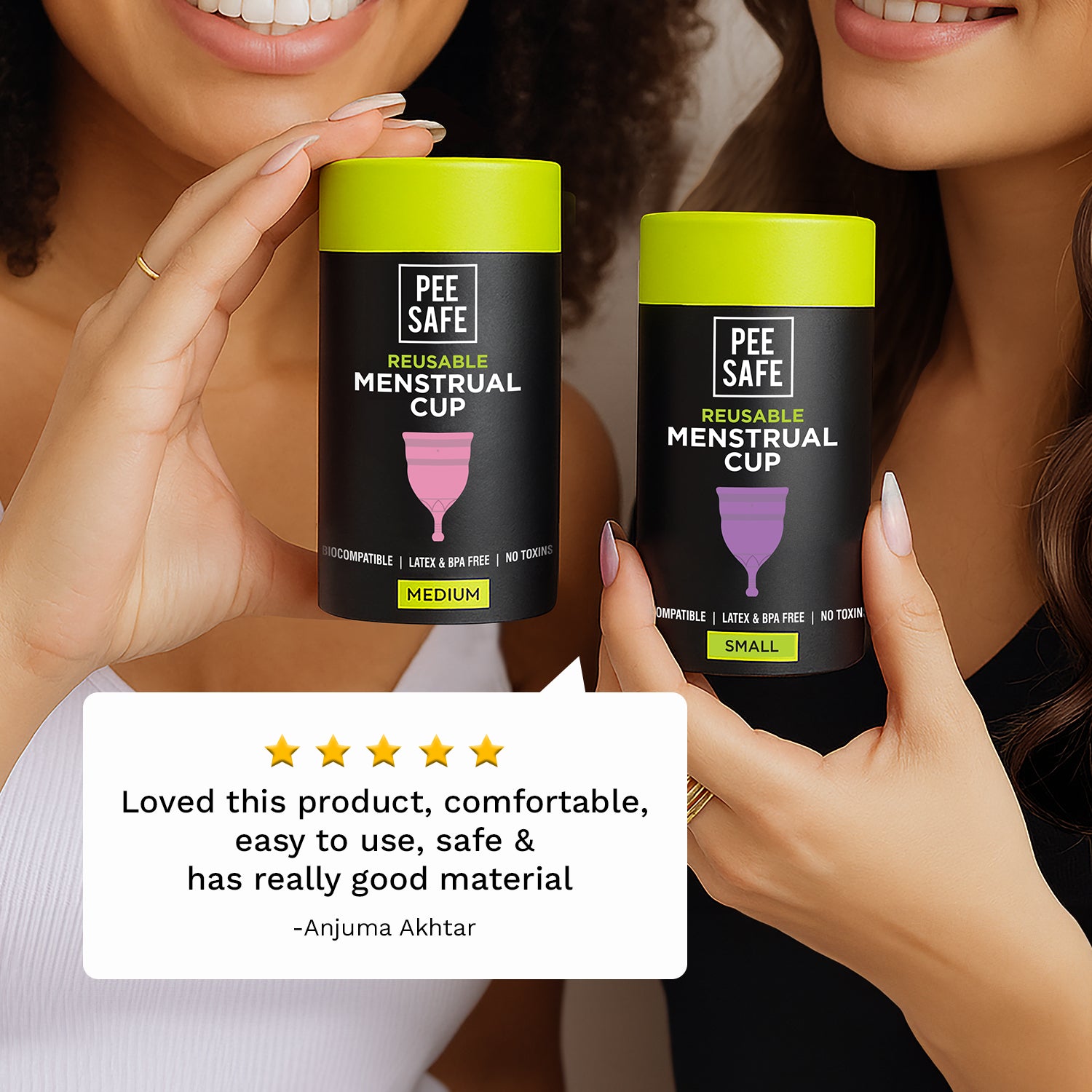 Pee Safe Menstrual Cup - Small