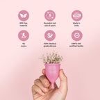 Pee Safe Menstrual Cups - Medium (Pack of 2) - BYOC